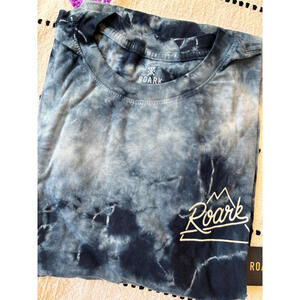 Roark Custom Blue Dyed Premium Tie-Dye T-Shirt XL